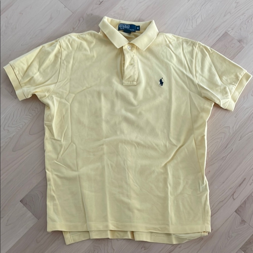 Polo by Ralph Lauren Men's Yellow Polo Shirt